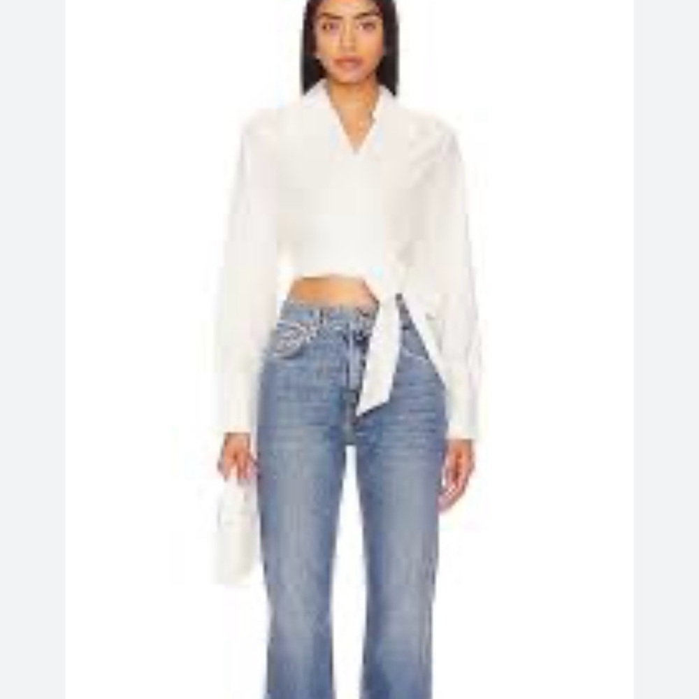 New! Rails Bali Top in White Cotton, (S) 
55% Cotton | 45% Tencel.